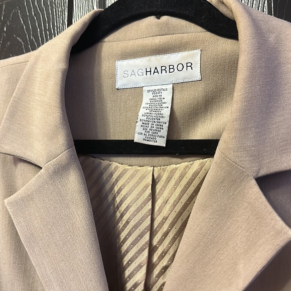 Vintage 90’s SagHarbor - long blazer jacket - beige - instant class - Picture 2 of 5